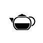 お茶 お茶 お茶,ハーブティー,急須,ポット,紅茶,ドリンク,飲み物,ティータイム,ティーポットのシルエット素材