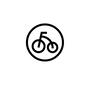 自転車 自転車,サイクリング,チャリ,使用可,公園,乗り入れ可,標識,サインのシルエット素材