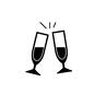 シャンパン シャンパン 飲み物,飲物,グラス,コップ,シャンパン,シャンパングラス,乾杯,お酒,アルコール,ドリンクのシルエット素材