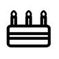 ケーキ ケーキ ケーキ,ホールケーキ,蝋燭,ろうそく,キャンドル,誕生日ケーキ,バースデーケーキ,デコレーションケーキ,誕生日,バースデーのシルエット素材