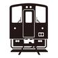 電車 電車 電車,ホーム,乗車,発車,モノレール,列車,鉄道,乗り物,乗る,走行のシルエット素材