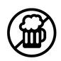 アルコール禁止 アルコール禁止 アルコール禁止,斜線,ビールジョッキ,アルコール,ビール,生ビール,禁止,飲酒禁止,視覚記号,ピクトグラムのシルエット素材
