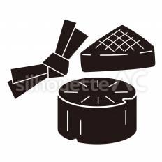 おでん（ちくわ、卵、もちきんちゃく ちくわ,卵,もちきんちゃくのシルエット素材