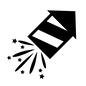 花火 花火,ロケット花火,お祝い,火花,星マーク,クラッカー,パーティーグッズ,パーティー用品,イベント,パーティーのシルエット素材