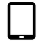 タブレット画面 タブレット画面 タブレット,スマホ,スマートフォン,画面,端末,家電,電化製品,生活家電,はめ込み,フレームのシルエット素材