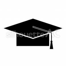 卒業帽子 卒業式,帽子,角帽のシルエット素材