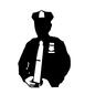 警察官 警察官 正面,人物,人,上半身,ネクタイ,警察官,police,policeman,警官,警察のシルエット素材