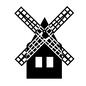 風車小屋 風車小屋,小屋,風車,オランダ,風景,景色,名物,観光名所,観光スポット,外観のシルエット素材