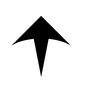 矢印 矢印 矢印,上,向き,方向,直進,パラグライダー,走行,発射,上矢印,上向き矢印のシルエット素材