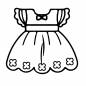 ワンピース ワンピース,ベビー服,服,ファッション,ふりふり,ベビー用品,赤ちゃん用品,育児用品,ベビーグッズ,育児のシルエット素材