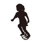 一輪車 一輪車 一輪車,ユニサイクル,玩具,遊ぶ,子供,人物,1人,女の子,サドル,ペダルのシルエット素材