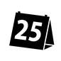 25日 25日 25日,給料日,ボーナス日,引落日,引き落とし日,引落し日,振替日,日付,日にち,カレンダーのシルエット素材