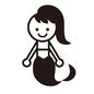 人魚 人魚 人魚,マーメイド,人魚姫,おとぎ話,お姫様,女の子,人,メルヘンチック,ファンタジー,童話のシルエット素材