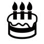 ケーキ ケーキ ケーキ,誕生日,ホールケーキ,キャンドル,デコレーションケーキ,お祝い,ろうそく,スイーツ,デザート,アイコンのシルエット素材