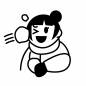 雪玉が顔に当たる女性 雪玉が顔に当たる女性 女性,雪玉,当たる,顔,痛い,手袋,女の子,お団子ヘア,雪遊び,雪合戦のシルエット素材
