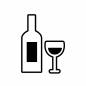 アルコール　白抜き アルコール,白抜き,酒,ボトル,グラス,ワイン,ラベル,容器,飲料,瓶のシルエット素材