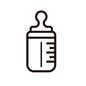 哺乳瓶 哺乳瓶,瓶,ミルク,粉ミルク,目盛,育児用品,小物,ベビー用品,ベビーグッズ,線のシルエット素材