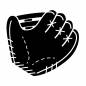 グローブ グローブ グローブ,ミット,野球,守備,野球道具,軟式,硬式,プロ野球,スポーツ,少年野球のシルエット素材