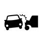 車アクシデント 車アクシデント 保険,自動車保険,アクシデント,事故,危ない,車,自動車,乗用車,交通事故,衝突のシルエット素材