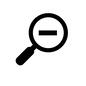 縮小 縮小,マイナス,虫眼鏡,虫めがね,観察,調べる,検索,見る,チェック,パソコンのシルエット素材