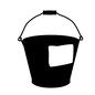 バケツ 清掃,掃除,家庭用品,掃除用品,雑巾,ぞうきん,入れ物,バケツ,用具のシルエット素材