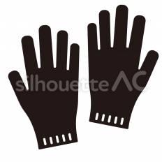 軍手 手袋,軍手,保護のシルエット素材