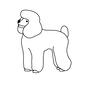 プードル プードル 犬,いぬ,イヌ,動物,生き物,ペット,家族,可愛い,癒し,イラストのシルエット素材