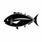 マグロ マグロ マグロ,魚,生き物,魚類,海,水産物,魚介類,水中,漁業,食材のシルエット素材