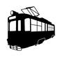 電車 電車 電車,鉄道,車両,鉄道車両,乗り物,乗物,列車,車体,交通手段,移動手段のシルエット素材