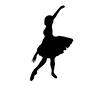 バレリーナ ダンサー,バレリーナ,クラシックバレエ,クラシック,バレエ,踊る,女性,全身,バレエポーズ,衣装のシルエット素材