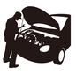 自動車修理 自動車修理 レンチ,車検,自動車,車,乗り物,ボンネット,開ける,修理,修繕,直すのシルエット素材