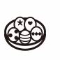 色々な模様のイースターエッグ 色々な模様のイースターエッグ イースターエッグ,星,ハート,菱形,山盛り,ドット,模様,カゴ,イースター,復活祭のシルエット素材