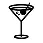 カクテル カクテル カクテル,カクテルグラス,チェリー,三角,おしゃれ,飲み物,お酒,アルコール,居酒屋,メニューのシルエット素材
