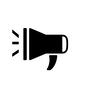 メガホン メガホン メガホン,拡声器,演説,選挙運動,選挙活動,街頭演説,選挙演説,話す,選挙,政治のシルエット素材