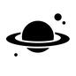 土星 土星 宇宙,星,太陽系,銀河系,惑星,輪,衛星,サターン,土星のシルエット素材
