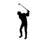 ゴルファー スポーツ,アスリート,ゴルフ,ゴルファー,打つ,スイング,競技,男性,男の人,人のシルエット素材