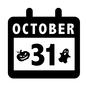 10月31日のカレンダー 10月31日のカレンダー 10月31日,ハロウィン,カレンダー,お化け,カボチャ,ジャックオーランタン,かわいい,日付け,イベント,秋のシルエット素材