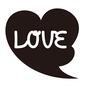 LOVE LOVE LOVE,英語,飾り文字,ハート型,吹き出し,アメコミ,セリフ,感情表現,リアクションマーク,リアクションのシルエット素材