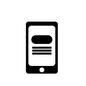 スマホ スマホ スマホ,スマフォ,スマートフォン,タブレット,アプリ,通信機器,携帯電話,1台,アイコン,素材のシルエット素材