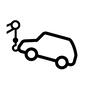車アクシデント 車アクシデント 保険,自動車保険,アクシデント,事故,車,自動車,乗用車,レッカー,牽引,故障車のシルエット素材