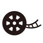 映画 フィルムロール,映画フィルム,丸,映画フィルム,フィルム,映像,動画,撮影,映画撮影,映画のシルエット素材