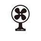 扇風機 扇風機,シーリングファン,生活家電,家電,家電製品,製品,道具,用品,用具,家財のシルエット素材