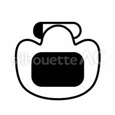 名札　白抜き 白抜き,名札,名前のシルエット素材