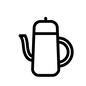 ポット ポット,コーヒーポット,食器,コーヒー,珈琲,飲み物ット,珈琲ポット,ティーポット,食器,コーヒーのシルエット素材