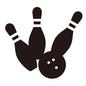 ボウリングのピンとボール ボウリングのピンとボール ボウリング,ピン,ボール,スポーツ,運動,ダイエット,倒れる,娯楽,遊戯,アミューズメントのシルエット素材