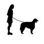 散歩 散歩 犬,いぬ,イヌ,動物,生き物,ペット,家族,可愛い,癒し,イラストのシルエット素材