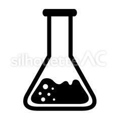 フラスコ フラスコ,三角フラスコ,液体のシルエット素材