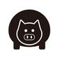ブタ ブタ,ぶた,家畜,豚,ピッグ,生き物,生物,動物,アニマルのシルエット素材