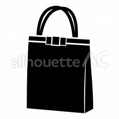 手提げバッグ 卒業式,イベント,バッグのシルエット素材