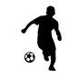 ドリブル ドリブル サッカー選手,人,人物,ドリブル,球技,スポーツ,サッカー,全身のシルエット素材